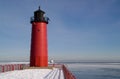 Milwaukee Pierhead Lighthouse Royalty Free Stock Photo