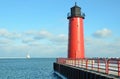 Milwaukee Pierhead Lighthouse Royalty Free Stock Photo