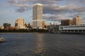 Milwaukee seen from Lakefront Royalty Free Stock Photo