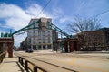 Historic Third Ward sign over East St Paul Avenue in downtown Milwaukee, Wisconsin