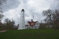 Lake michigan lighthouse Royalty Free Stock Photo