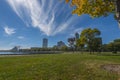 Milwaukee Wisconsin on a Sunny Day Royalty Free Stock Photo