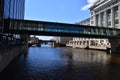 The Riverwalk in Downtown Milwaukee Royalty Free Stock Photo