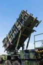 The MIM-104 Patriot is a surface-to-air missile SAM system. Royalty Free Stock Photo