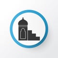 Mimbar Icon Symbol. Premium Quality Isolated Khutbah Element In Trendy Style. Royalty Free Stock Photo