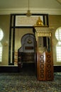 Mimbar of Ubudiah Mosque at Kuala Kangsar, Perak, Malaysia