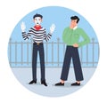 Mime and man