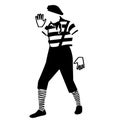 Mime vector eps Hand drawn, Vector, Eps, Logo, Icon, crafteroks, silhouette Illustration for different uses