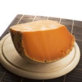 Mimolette cheese Royalty Free Stock Photo