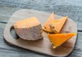 Mimolette cheese Royalty Free Stock Photo