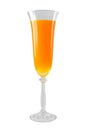 Mimosa cocktail in a glass