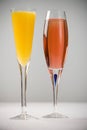 Mimosa and Kir Royal Royalty Free Stock Photo