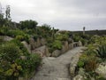 Minack Gardens - Minack Theatre, Porthcurno, Penzance, Cornwall, UK Royalty Free Stock Photo