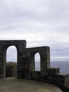 Minack Theatre with Celtic Sea in background - Porthcurno, Penzance, Cornwall, UK Royalty Free Stock Photo