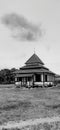 Minangkabau traditional prayer house called surau