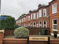 Minard road in South East London with typical houses, Lewisham borough