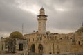 Minaret of Al Aksa Mosque, Jerusalem, Israel Royalty Free Stock Photo