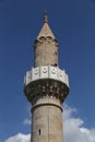 Minaret of Bodrum Castle Mosque in Turkey Royalty Free Stock Photo