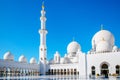 Minaret and domes of Sheikh Zayed Grand Mosque