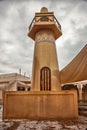 Minaret inside Katara cultural village in Doha, Qatar. Royalty Free Stock Photo