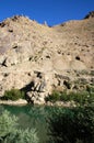 The Minaret of Jam, a UNESCO site in central Afghanistan. Ruins of a nearby Ghurid settlement.