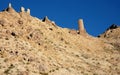 The Minaret of Jam, a UNESCO site in central Afghanistan. Ruins of a nearby Ghurid settlement.