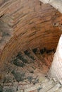 The Minaret of Jam, a UNESCO site in central Afghanistan. View of the spiral staircase near the top.