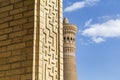 Minaret Kalyan. One of the greatest buildings in the East. Great minaret or Minaret of Death. Covered with ceramic tiles,