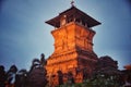 Minaret of Kudus Grand Mosque in a late afternoon Royalty Free Stock Photo