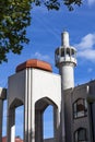 Minaret of the London Central Mosque Royalty Free Stock Photo