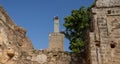 Minaret of the mosque in Chellah in Rabat, Morocco Royalty Free Stock Photo