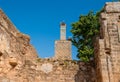 Minaret of the mosque in Chellah in Rabat, Morocco Royalty Free Stock Photo