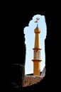 Minaret of the mosque in Iran
