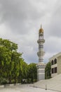 Minaret of a mosque in the Maldives Royalty Free Stock Photo