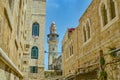 Minaret of the Mosque of Omar Royalty Free Stock Photo