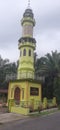 Minaret of a mosque in one of the rural towns of asahan