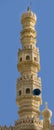 Minaret of mosque at Tipu Sultan Mausoleum, Mysore, India.