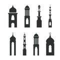 Minaret Mosque vector illustration on white background