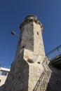 Minaret near the Ascension Chapel on the Mount of Olives in Jerusalem