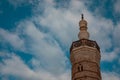 Minaret of old mosque in the historical city of Jeddah