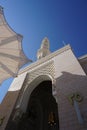 The Minaret of Prophet Mosque Masjid An Nabawi, Medinah City Saudi Arabia Royalty Free Stock Photo