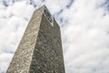 Minaret of Sancaklar mosque in Istanbul, Turkey