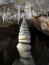 Minaret stalagmite in Jenolan Caves Royalty Free Stock Photo
