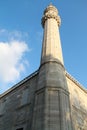 Minaret in SÃÂ¼leymaniye Mosque Istanbul, Turkey Royalty Free Stock Photo
