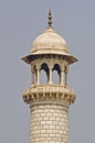 Minaret of Taj Mahal in India