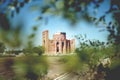 The MInaret of Timur in Central Asia. Turkmenistan. Kunya-Urgench Royalty Free Stock Photo