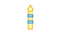 minaret tower color icon animation