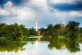 minaret tower in Lednice castle areal Royalty Free Stock Photo