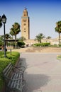Minaret tower in Marrakech