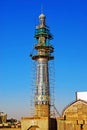 Minaret under construction